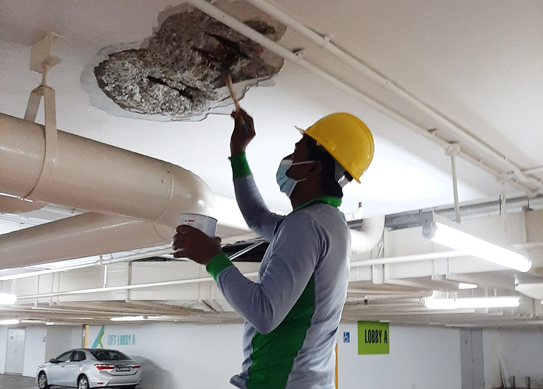 Spalling Concrete Works